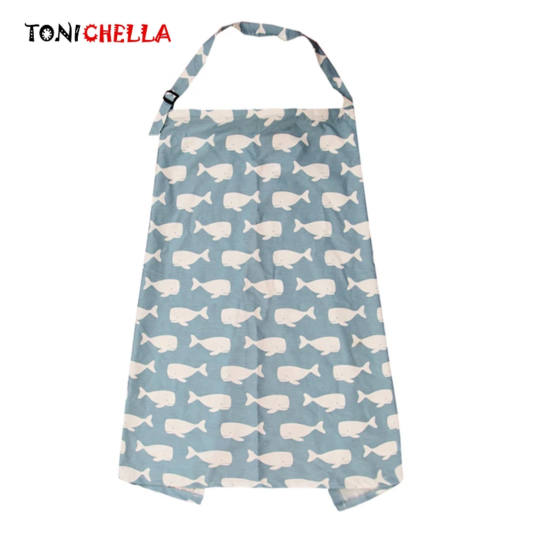 Хлопковый чехол для грудного вскармливания дышащий фартук с регулируемым