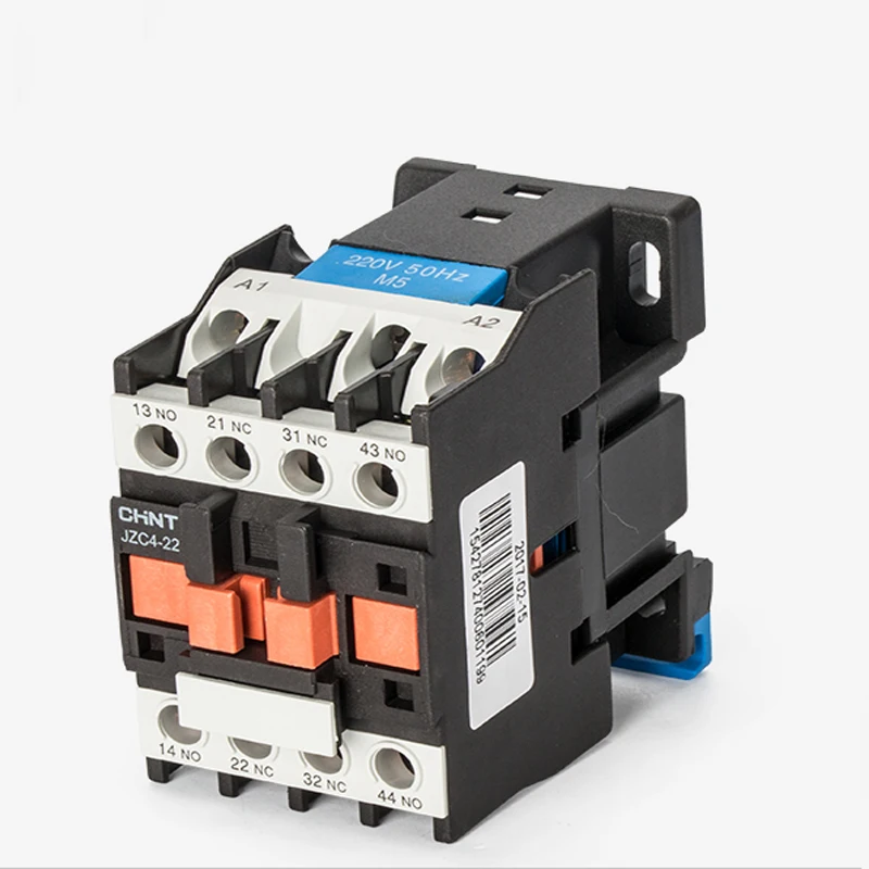 

JZC4-22 intermediate relay, AC24V/36V/48V/110V/220V/380V, 2 open 2 closed contact relay