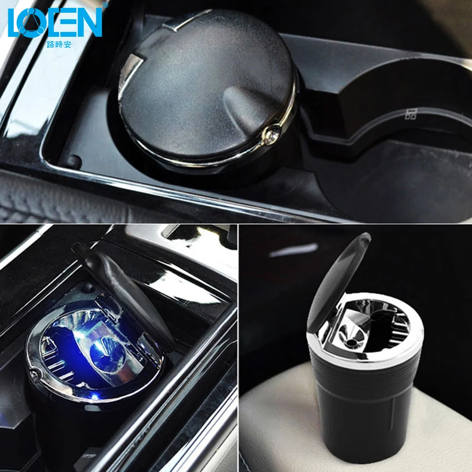 Автомобильная пепельница LOEN держатель чашки 2017 Стайлинг автомобиля портативный