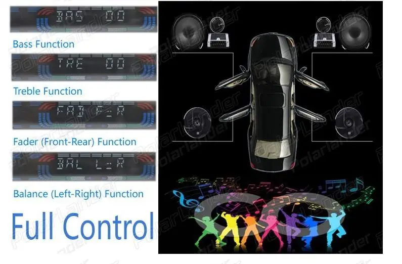 New 12V car Radio Audio Stereo bluetooth MP3 Player USB SD AUX IN MMC Port Car Electronics In Dash 1 DIN remote control | Автомобили и