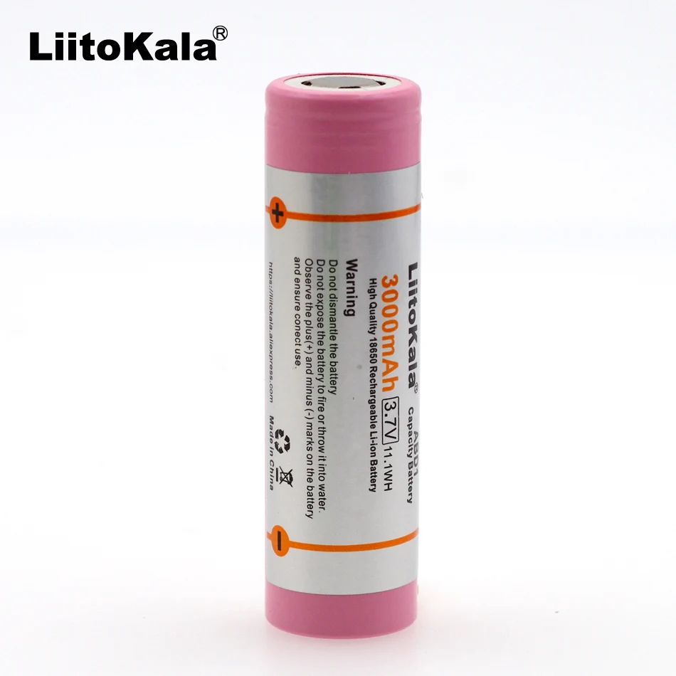 2 шт. Аккумуляторная батарея liitokala литий-ионный аккумулятор D1 18650 3000 мАч 3 7 в |