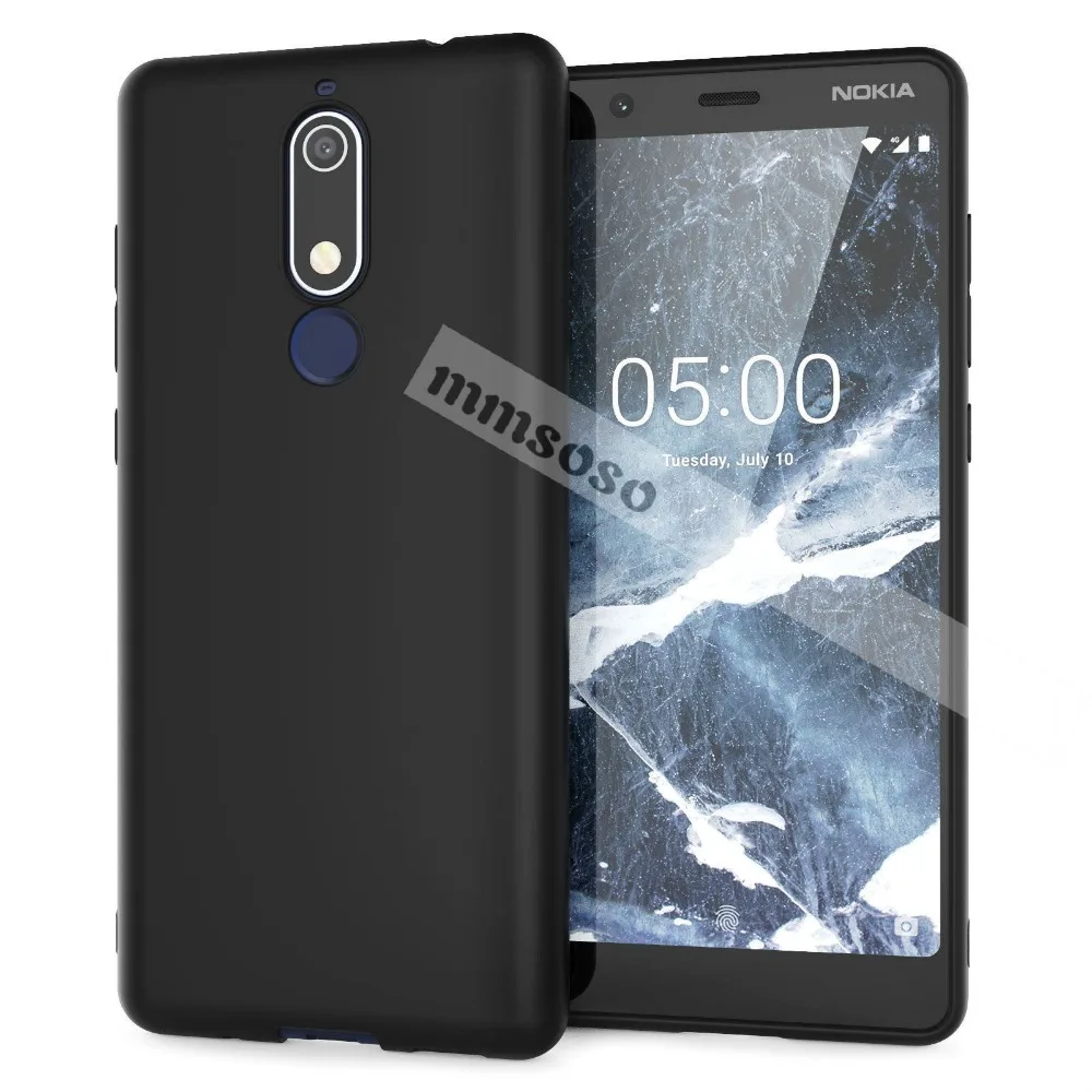 Мягкий чехол для Nokia 5 1 Мягкая силиконовая задняя крышка 2018 TA 1075 1061 1088 10|Бамперы| |