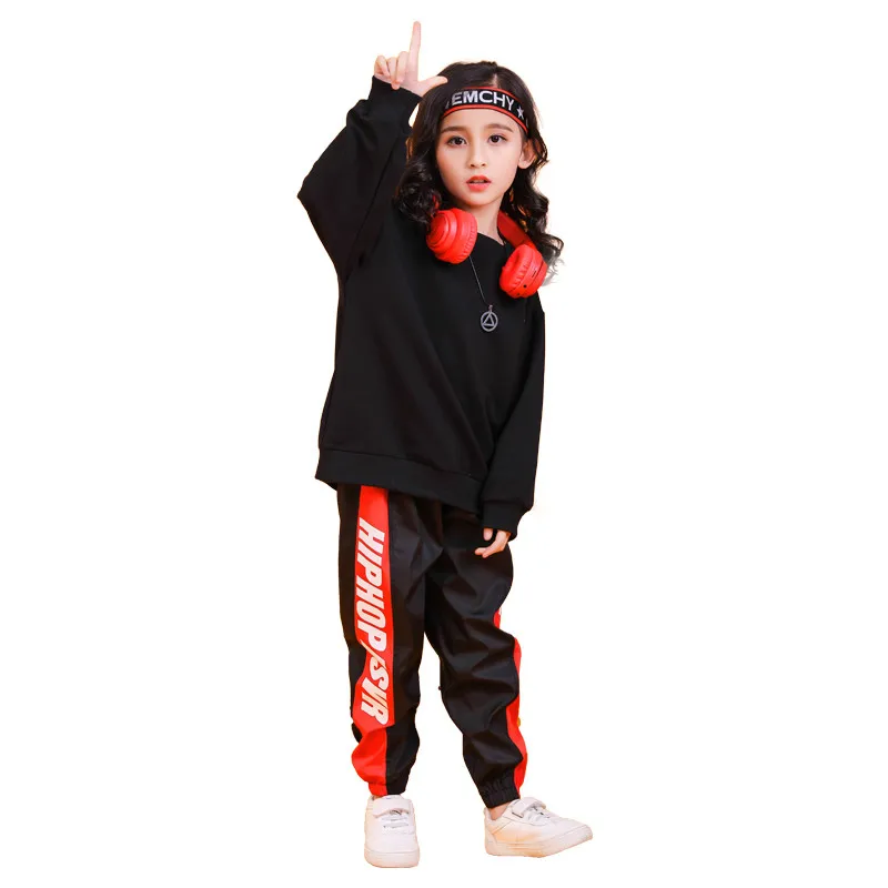 set 4 Комплект летней одежды для маленьких мальчиков и девочек, 8, 10, 12, 14, 16, 18 лет, танцевальные костюмы детские модные костюмы в стиле хип-хоп для маленьких девочек - Цвет: set 4