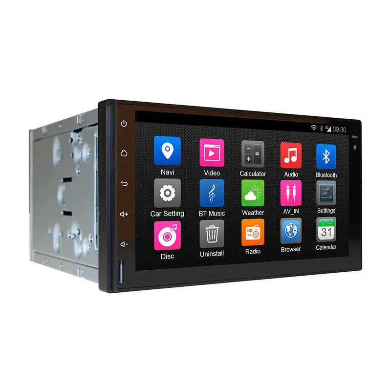 Ownice 7 &quotУниверсальный 2DIN Android4.4 4 ядра стерео Wi-Fi GPS Navi FM Радио BT SD HD1024 * 600 поддержка