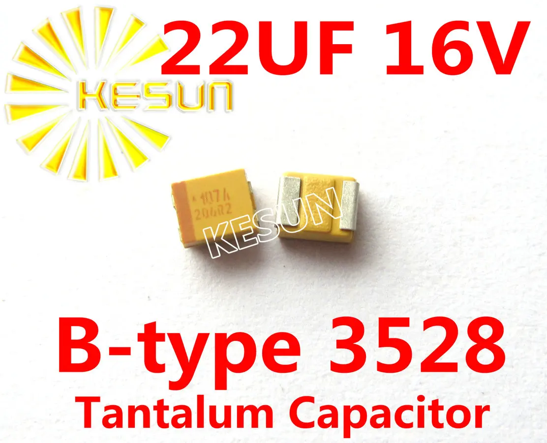 

22UF 16V B type 1210 3528 226C SMD Tantalum Capacitor TAJB226K016RNJ x500PCS