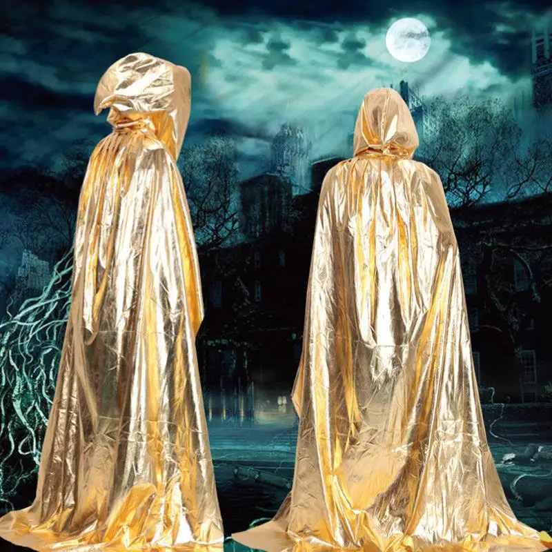 Новинка 2018 унисекс плащ с капюшоном на Хэллоуин волшебный средневековый Wicca