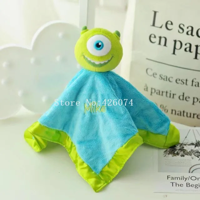 Новые монстры sulley Майк Вазовски комфорта ребенка Полотенца Одеяло с плюшевой подкладкой для девочек и мальчиков, детские мягкие Животные игрушки для детей, подарки