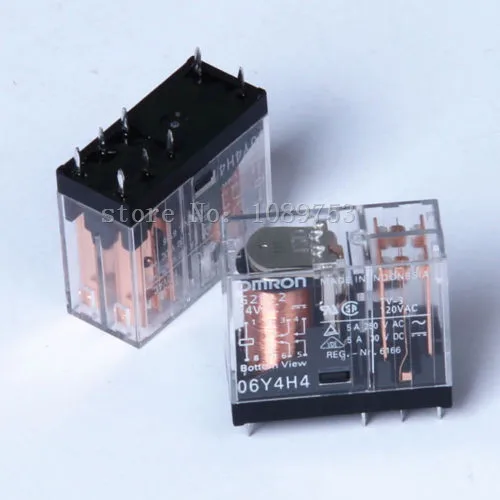 Реле 2 шт. 8 штифтов 24 в пост. Тока 5 А шт.|relay 5a|relay 24vdc24vdc relay |