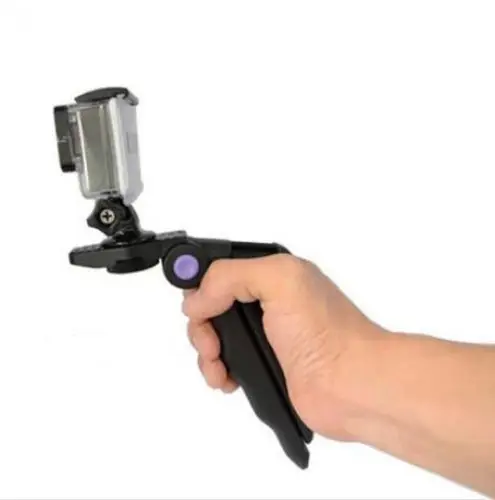 Настольный портативный складной мини штатив 2 в 1 + ручка для камеры SJ4000 Go Pro Hero 4 3