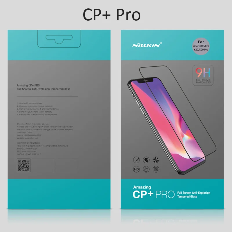 CP Pro Nillkin XD CP+ Pro макс. закаленное стекло для Xiaomi Redmi K20 Pro Полное покрытие экрана изогнутое защитное Олеофобное - Цвет: CP Pro