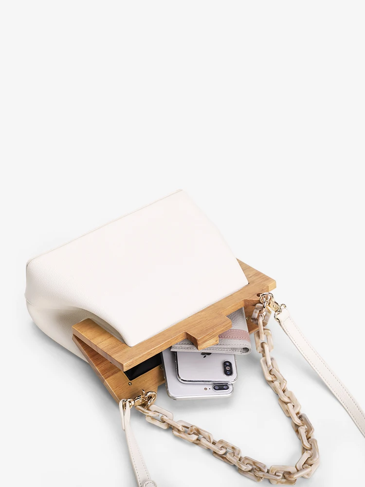 Роскошные акриловые женские Сумки из искусственной кожи Сумка на застежках цепь