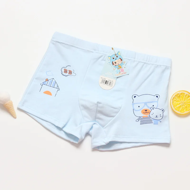 Милые трусики высокого качества 10 шт. нижнее белье для мальчиков хлопковые