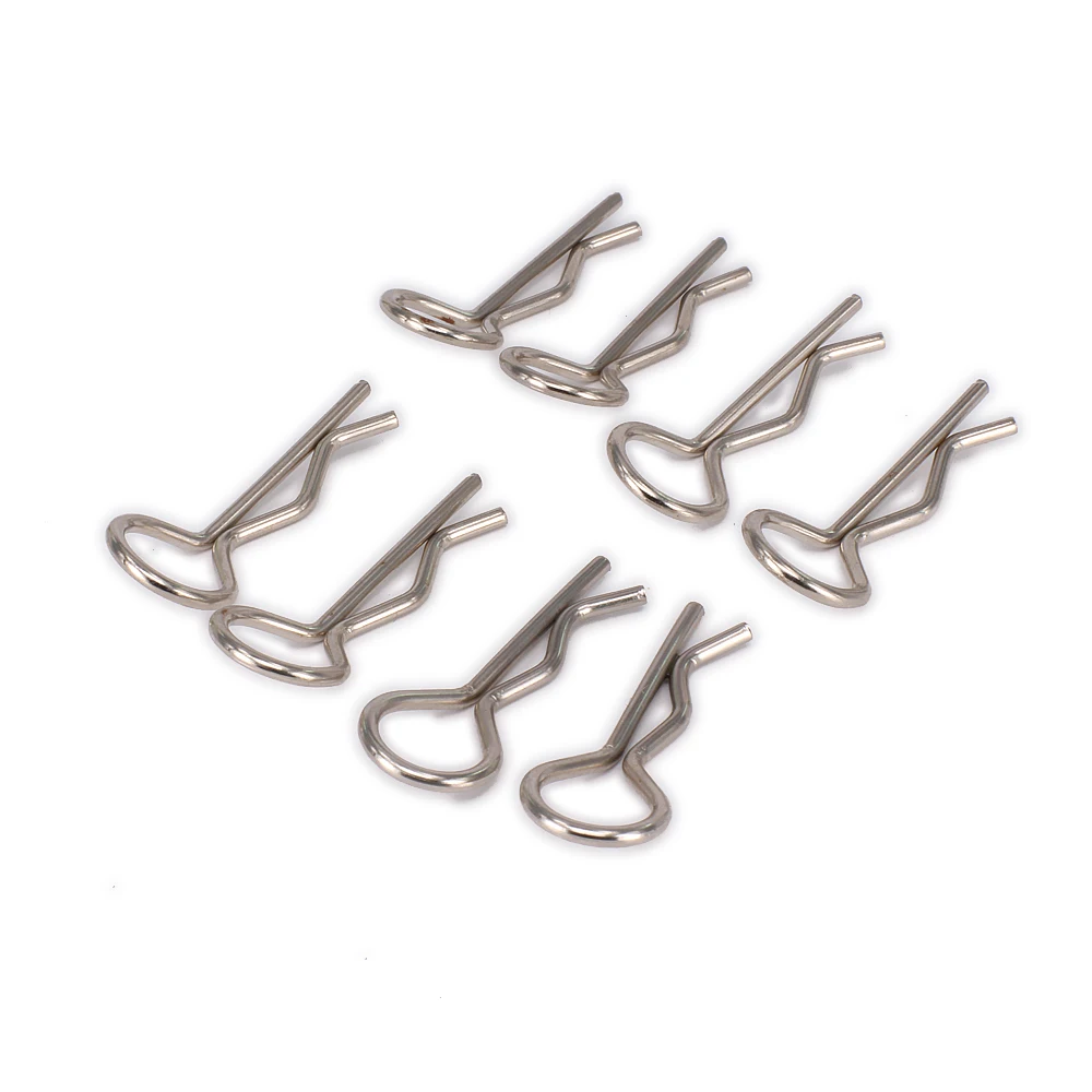 8PCS RCAWD Metal Body Clips For Rc Model Car 1/14 Lc Racing Full Series HM6079 Shell Machined Aluminum | Игрушки и хобби
