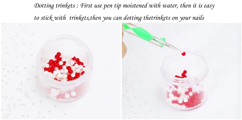 Bittb 5 шт. 3D УФ гель Nail Art расставить инструменты живопись горный хрусталь алмаз точки Nail Art Дизайн иглы Маникюр DIY ногти выбора
