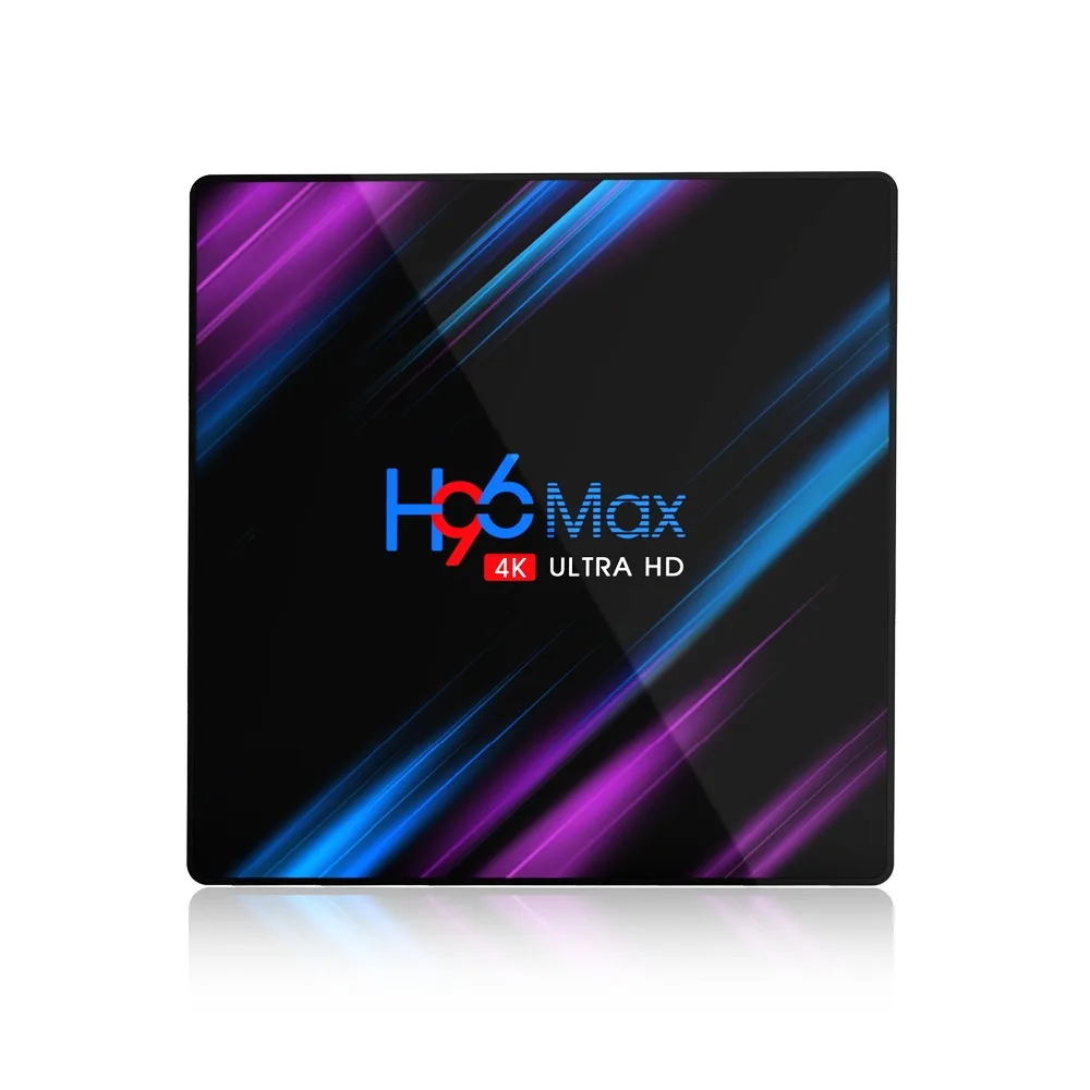 Приставка Смарт ТВ H96 MAX Android 9 0 2 + 16/32/64 ГБ 4 ГГц Wi Fi Bluetooth 0|ТВ-приставки и
