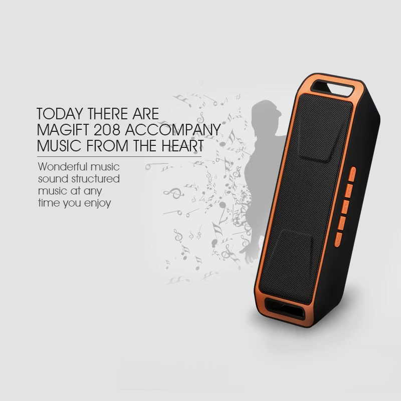 Magift Портативный Беспроводной Bluetooth Динамик стерео двойной громко мини открытый