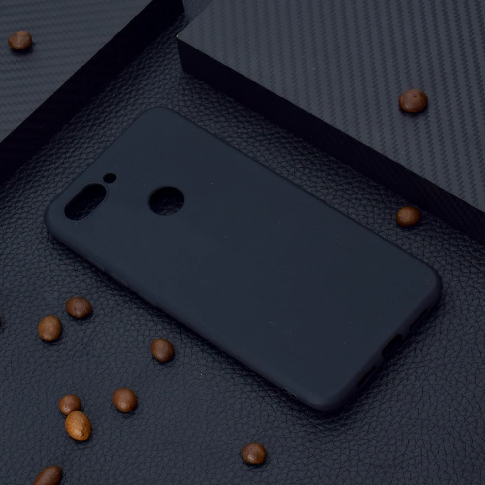 Sunjolly Solid Color Case for Xiaomi Mi8 Lite Soft TPU Silicon Pink Thin Phone Cases Cover coque fundas Mi 8 | Мобильные телефоны и