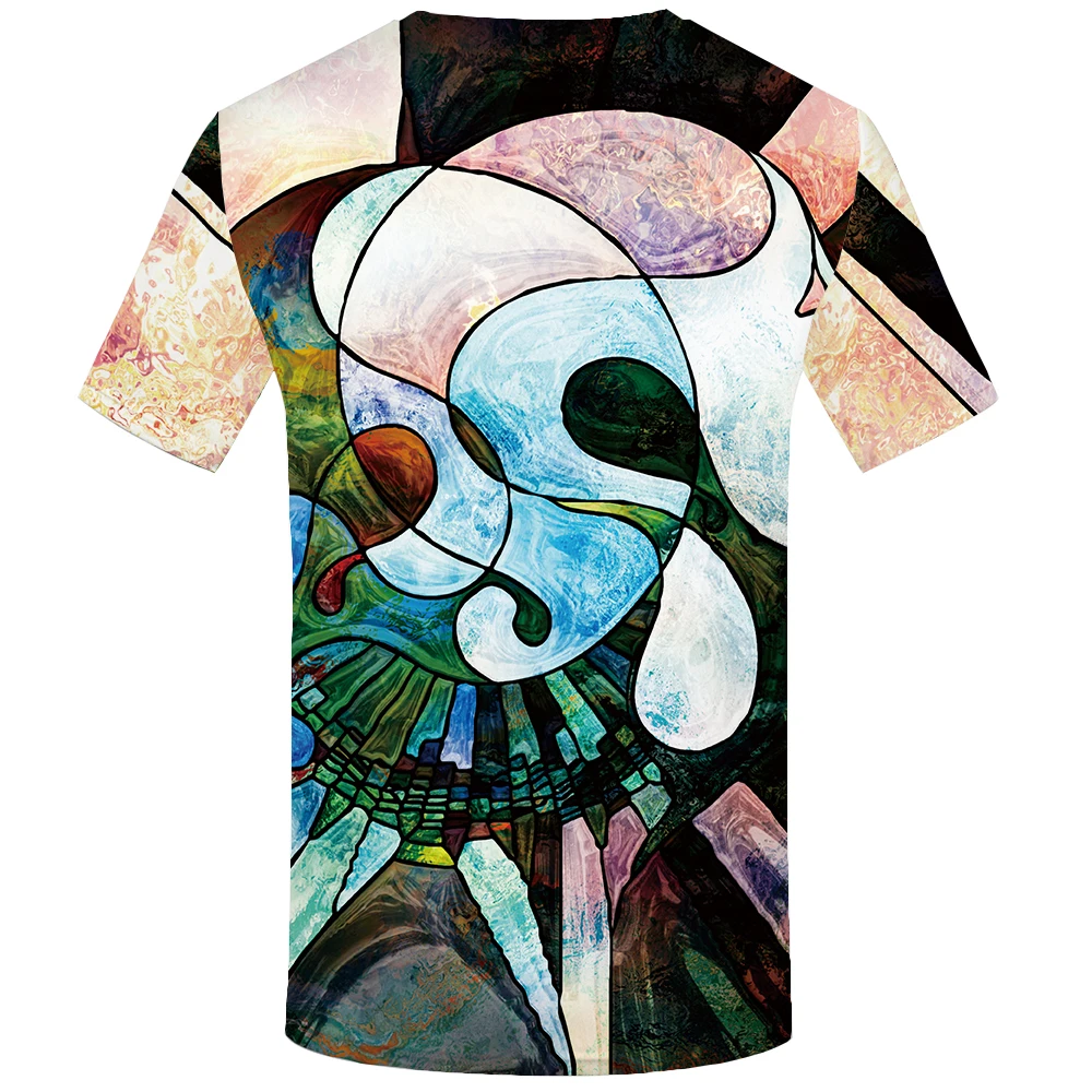 KYKU Brand Galaxy Space T shirt Men Star Anime Clothes Character Shirt Print Cartoon Tshirt Printed Abstract T-shirts 3d | Мужская