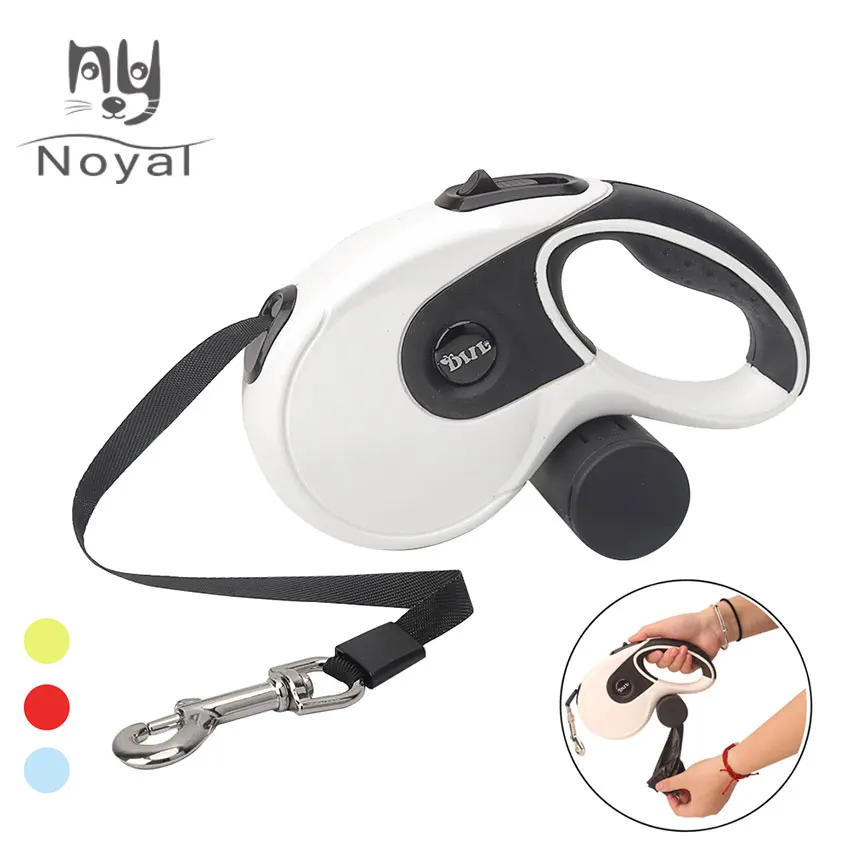 5M Retractable Dog Leashes Automatic Extending Nylon Walking Pet Lead Leash for Small Medium Dogs Accessories Products |