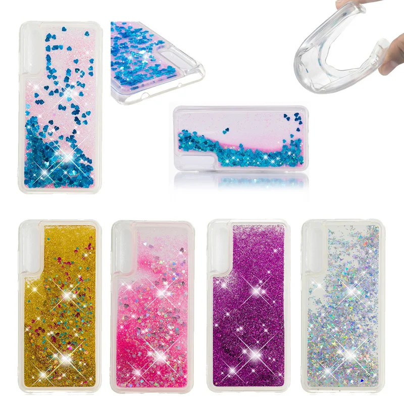 Чехол Funda для Huawei P20 Pro Plus чехол с динамической жидкостью и зыбучим песком CLT L29 L09
