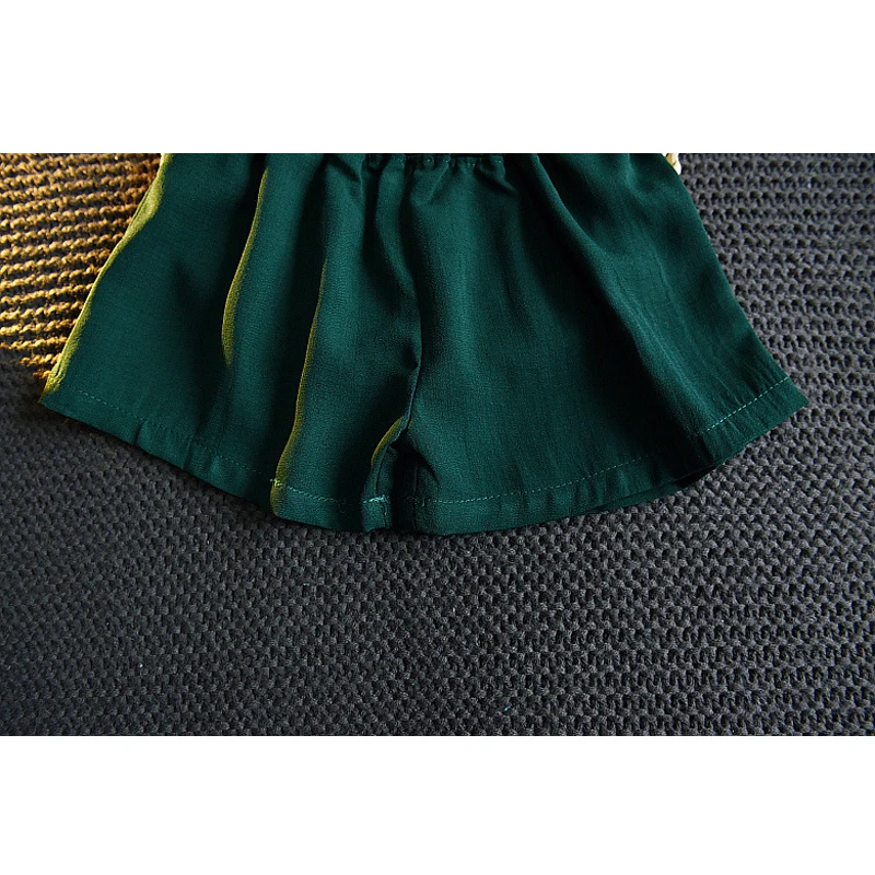 Комплекты для девочек Новая летняя детская одежда 2020 простой удобный топ с