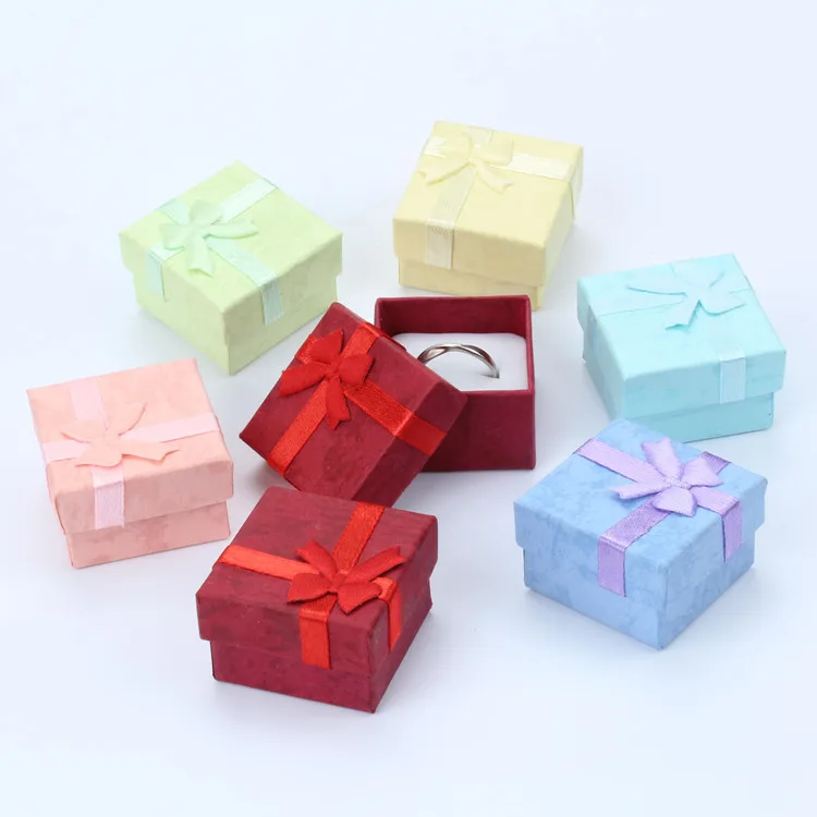 DoreenBeads картонная подарочная коробка для ювелирных изделий упаковочная колец