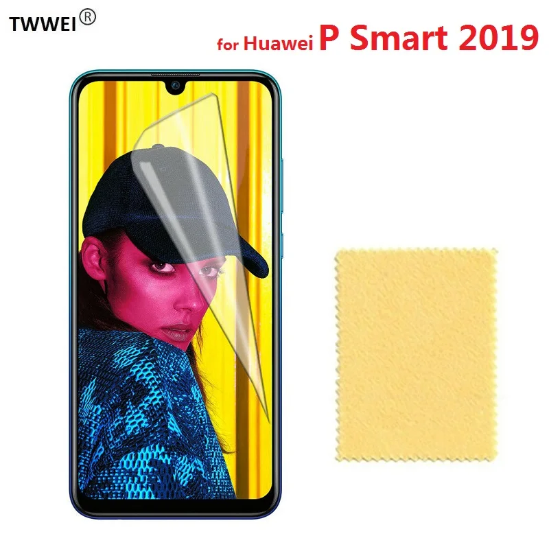 Глянцевый прозрачный ЖК экран протектор для huawei P Smart 2019 защитная пленка на