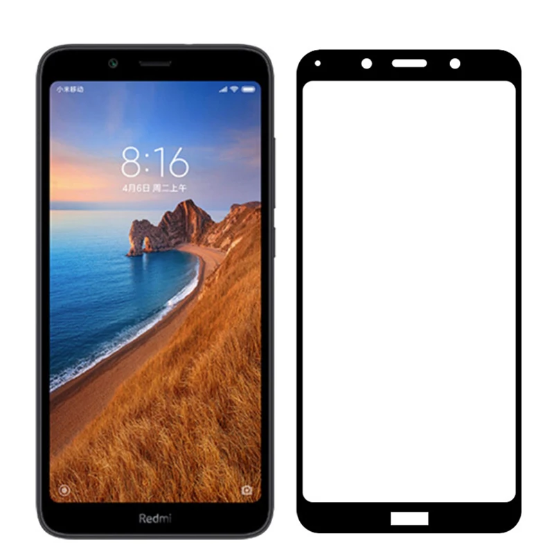 9D защита для экрана закаленное стекло Xiaomi Redmi 7A Note 7 полное покрытие пленка