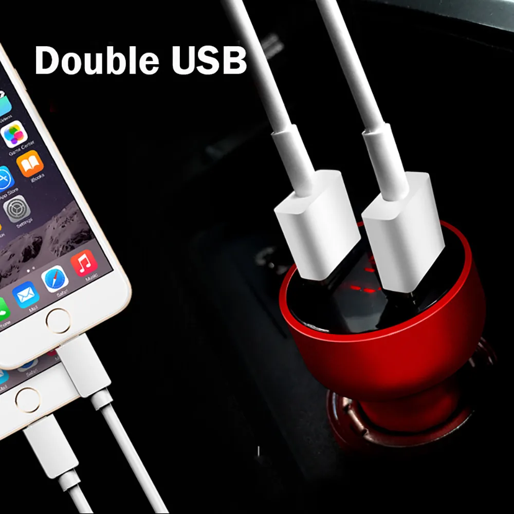 Автомобильное зарядное устройство с двумя USB-портами 12-24 В 10 8 А |