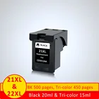 Сменный чернильный картридж XiangYu для hp 21 HP21, HP 21xl Deskjet F380 F2280 F4100 F2100 F2200 F300