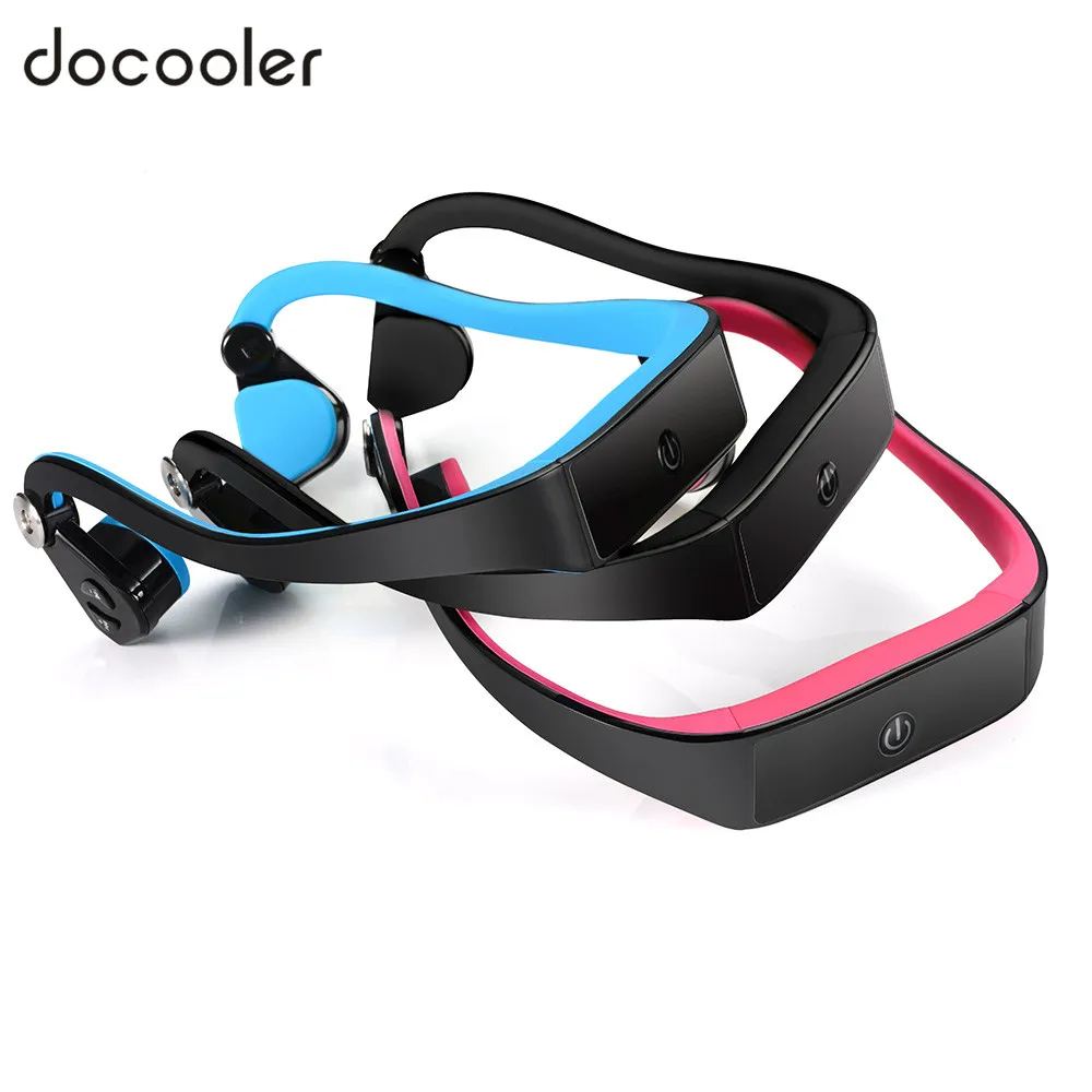 Гарнитура костной проводимости беспроводные наушники Bluetooth 4 1 для спорта на