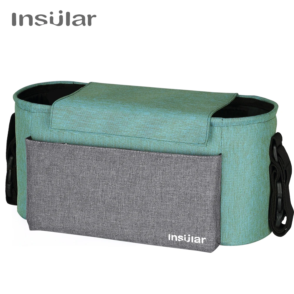 Insular Brand Portable 600D Nylon Baby Diaper Bag Messenger Mommy Travel Thermal Stroller Hanging Organizer Nappy | Мать и ребенок