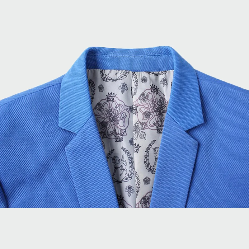 Новинка 2020 Мужской Блейзер однотонный костюм демисезонные повседневные пальто