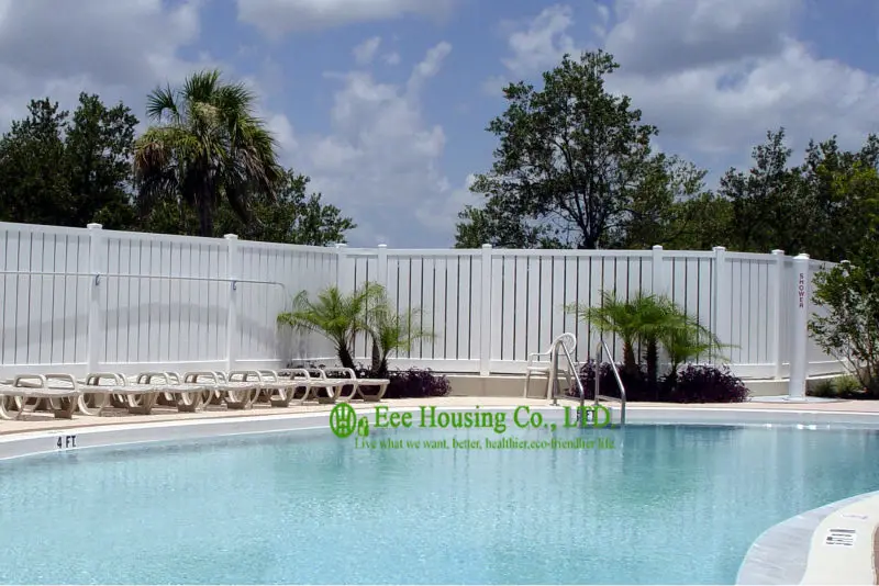 Белый виниловый полузабор для конфиденциальности фотозаграждение забор панелей