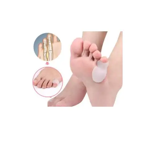 2 шт./лот силиконовый разделитель для снятия боли с маленького пальца вальгусная