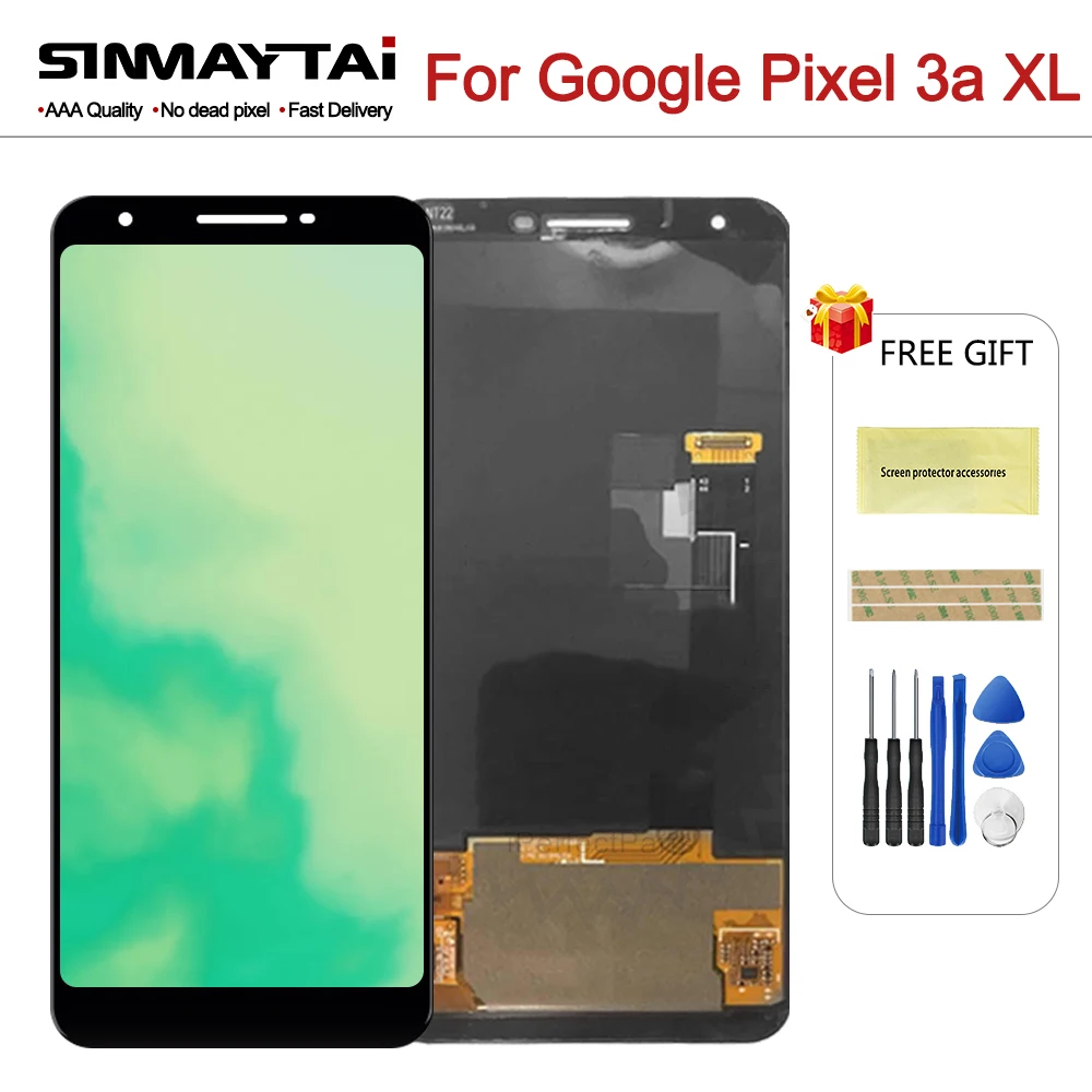 6 0 ''для Google Pixel 3a XL ЖК-экран кодирующий преобразователь сенсорного экрана в