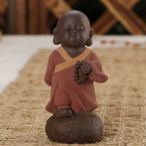 Китайские керамические статуи Будды окрашенные керамики чай домашний декор