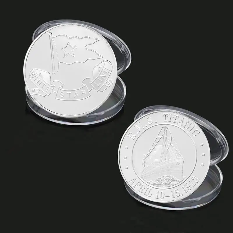 PIKAALAFAN Titanic Позолоченная серебряная Памятная коллекция монет подарок памятный