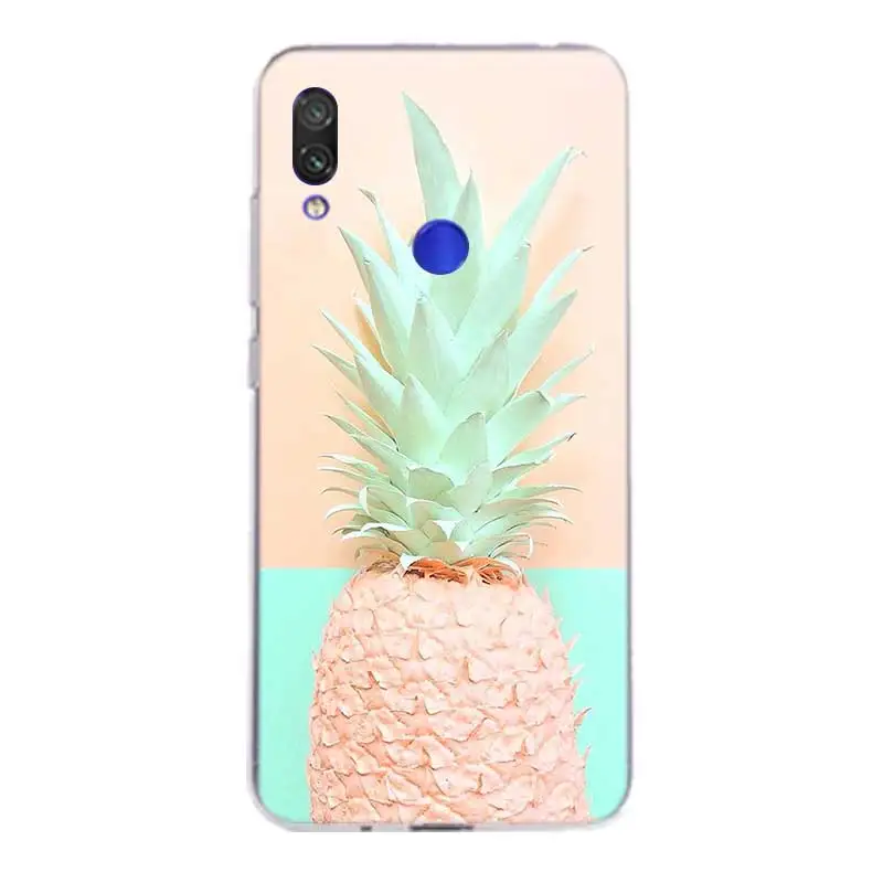 Цветной силиконовый чехол с ананасом для Xiaomi Redmi Note 7 6 Pro 5 4 4X K20 7A Y3 S2 5A 6A Xiomi Pocophone F1 9T
