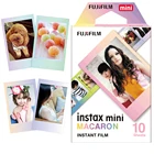 Оригинальная пленка Fujifilm MACAROON macaron Instax Mini 8 (10 листов) для мини-камеры Instant mini 11 9 25 50s 90 300 Share SP-2