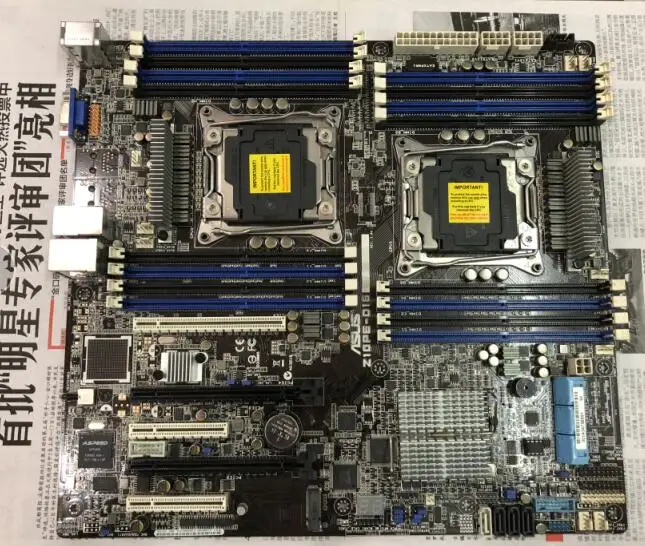 Z10PE-D16 Серверная материнская плата DDR4 Поддержка карт памяти E5-2600 V3 V4 б/у 90