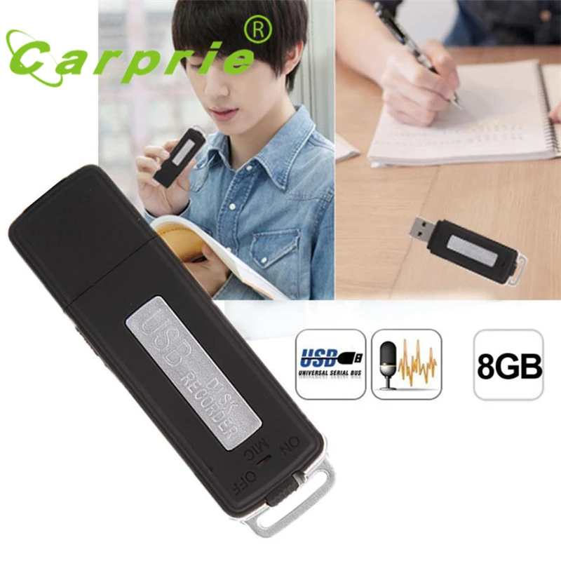 Мини 8 ГБ USB флеш-накопитель цифровой Аудио Диктофон 150 часов записи 2017 New_KXL0626 |