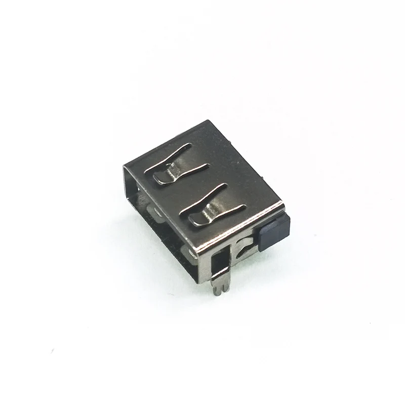 10 шт./лот тип A гнездо USB 2 0 короткий корпус 4 контакта фута 90 вставок Прямая зарядка