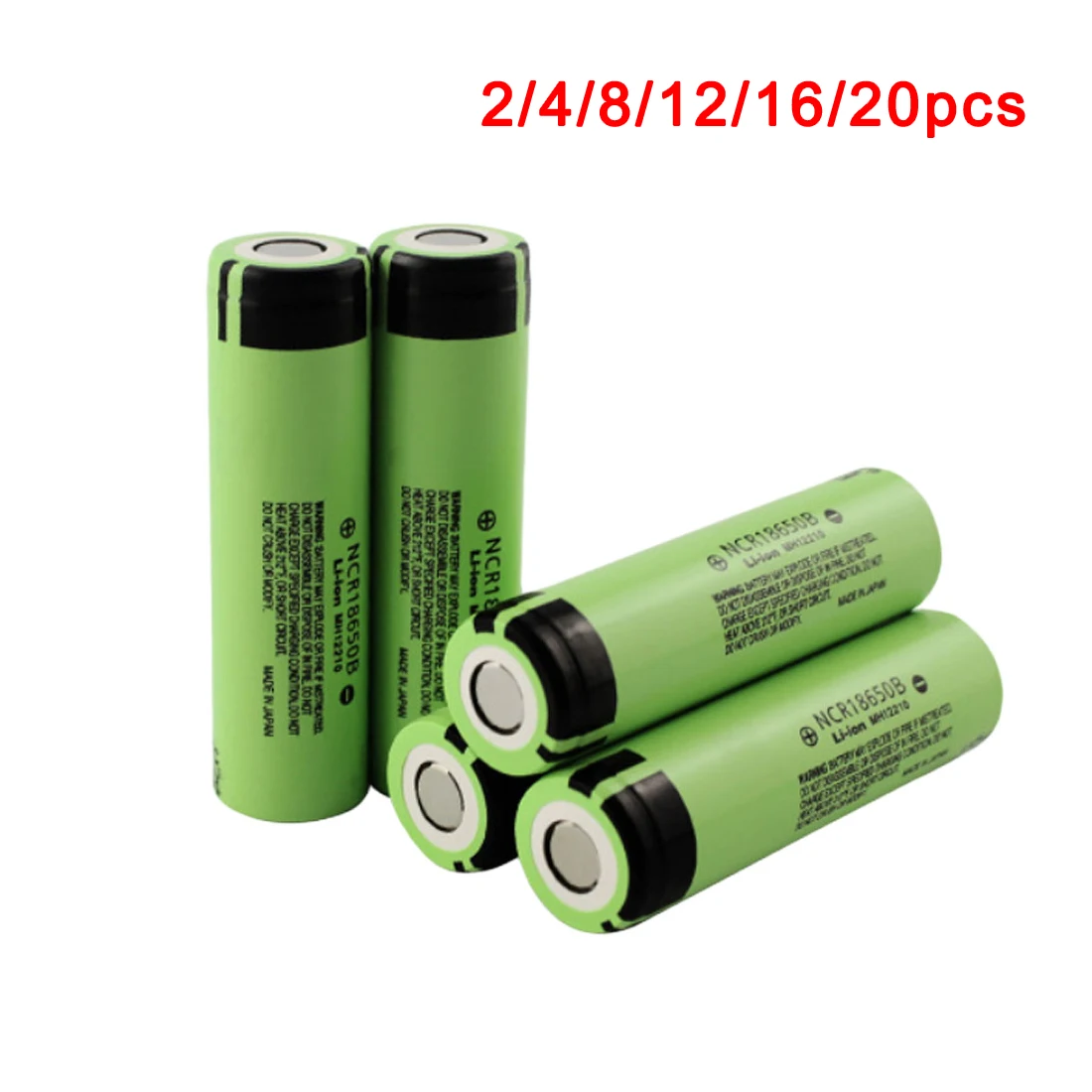 Centechia 2/4/8/12/16/20 шт 3 7 V NCR 18650B 3400mAh перезаряжаемые батареи для Panasonic 18650