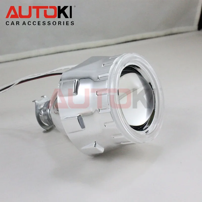 Autoki автомобильный Стайлинг круглый Halo angel eyes кольцо + 2 5 ''Hid объектив Мини
