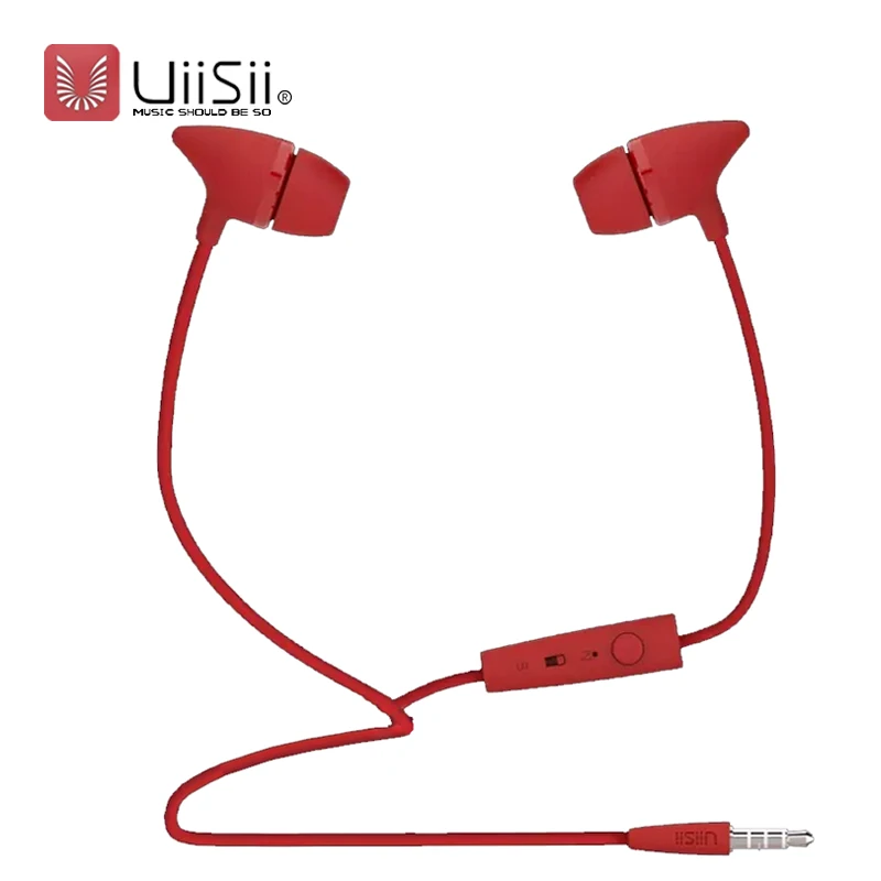 Фото Наушники-вкладыши UiiSii C100 с микрофоном 3 5 мм универсальные для мобильного