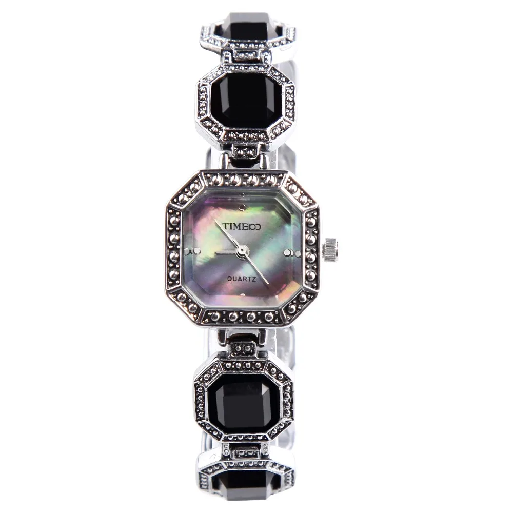 TIME100 Женские кварцевые часы ретро стиль циферблат раковины Часы Браслет