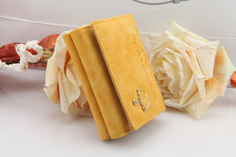 Женский кошелек мода portefeuille femme кнопка клатч кошелек короткий кошелек держатель для карт женский кошелек, клатч Прямая поставка