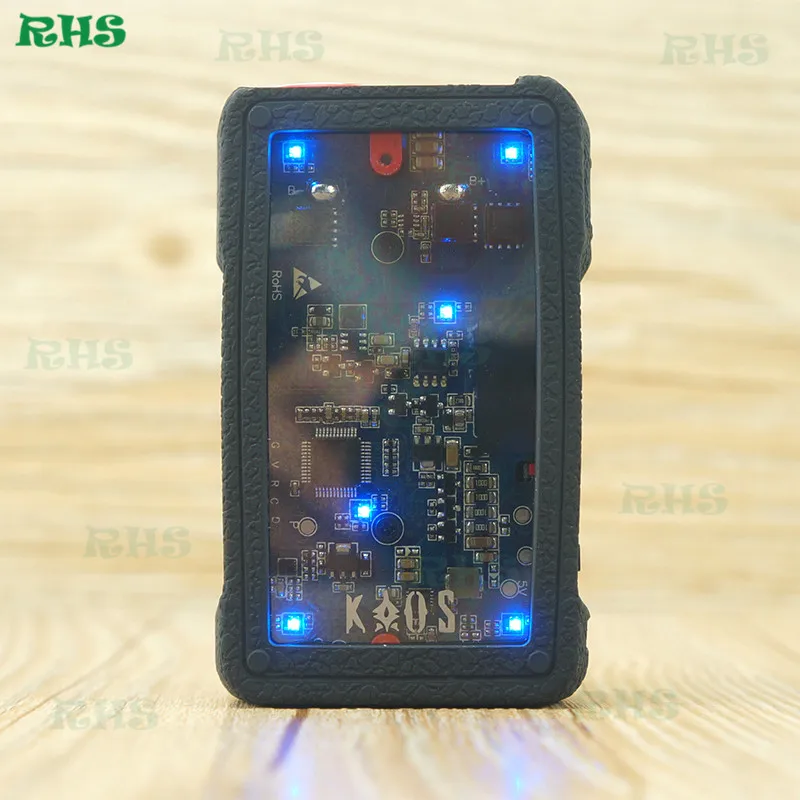 2 шт. силиконовый чехол для аккумуляторной светодиодный свет Sigelei Kaos Z Top Box Новый