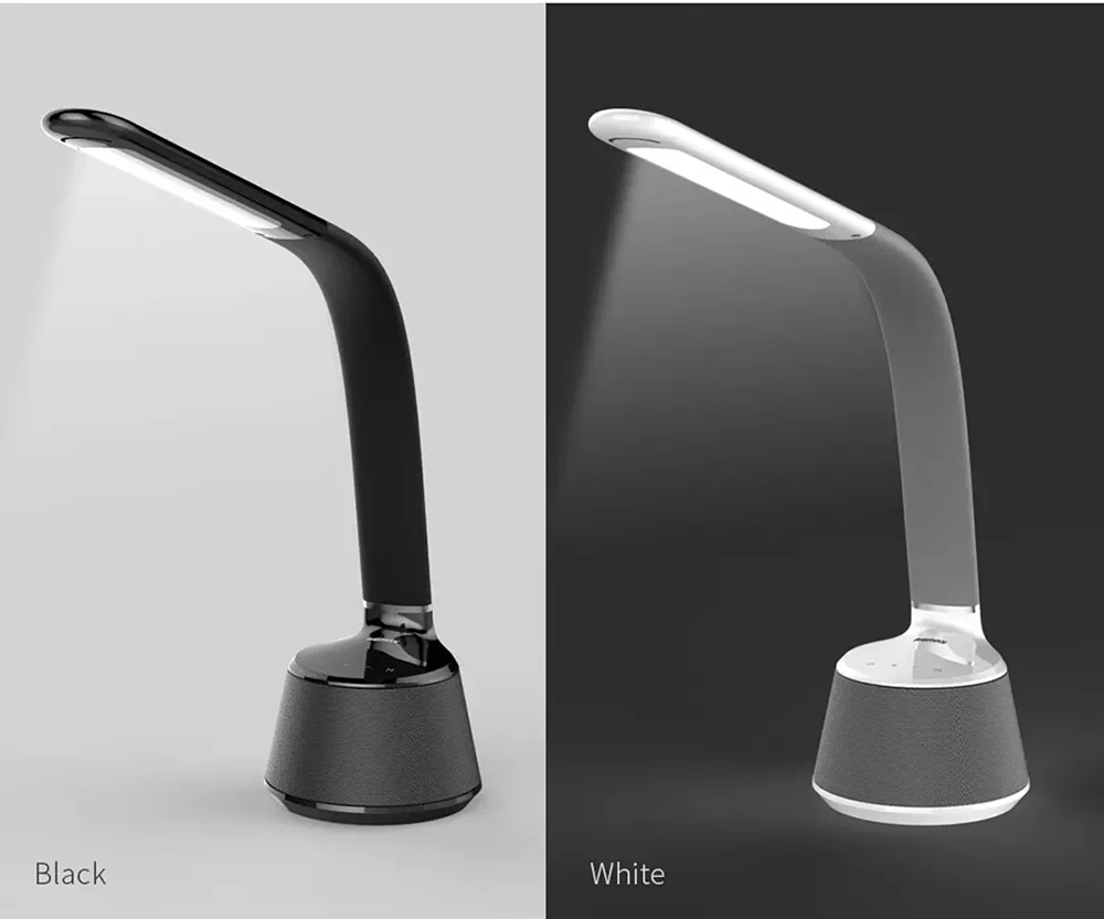 Remax RBL L3 светодио дный сенсорные кнопки настольная лампа Bluetooth Динамик аудио плеер